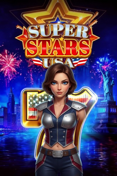 Naslovnica igre Super Stars USA v lobiju Casinova Casino