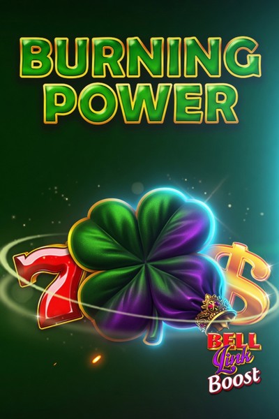 Naslovnica igre Burning Power Bell Link Boost v lobiju Betwest Casino